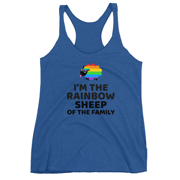Rainbow Sheep Racerback Tank