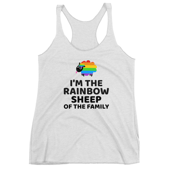 Rainbow Sheep Racerback Tank