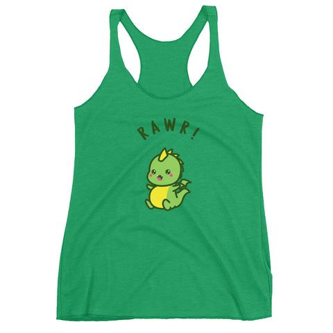 Baby Dinosaur Racerback Tank
