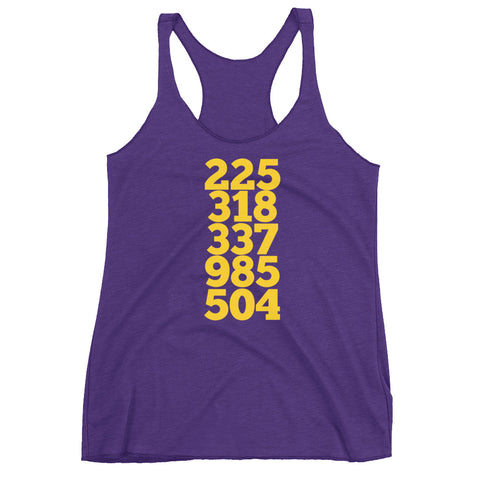 Louisiana Area Codes Tank
