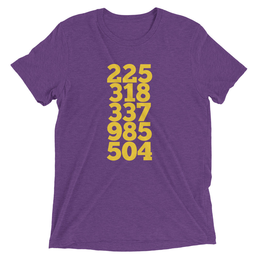 Louisiana Area Codes Tee