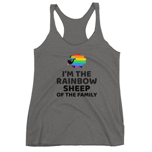 Rainbow Sheep Racerback Tank