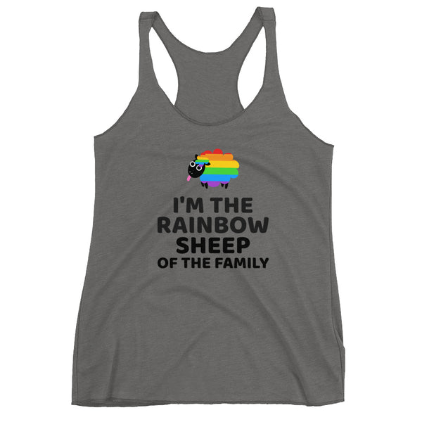 Rainbow Sheep Racerback Tank
