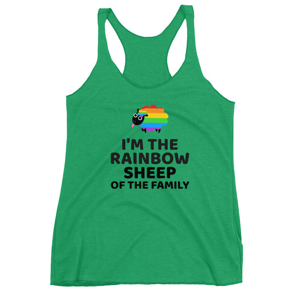 Rainbow Sheep Racerback Tank
