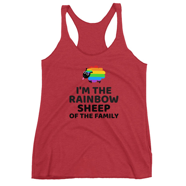 Rainbow Sheep Racerback Tank