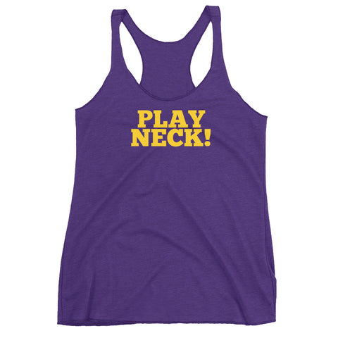 Play Neck Racerback Tank